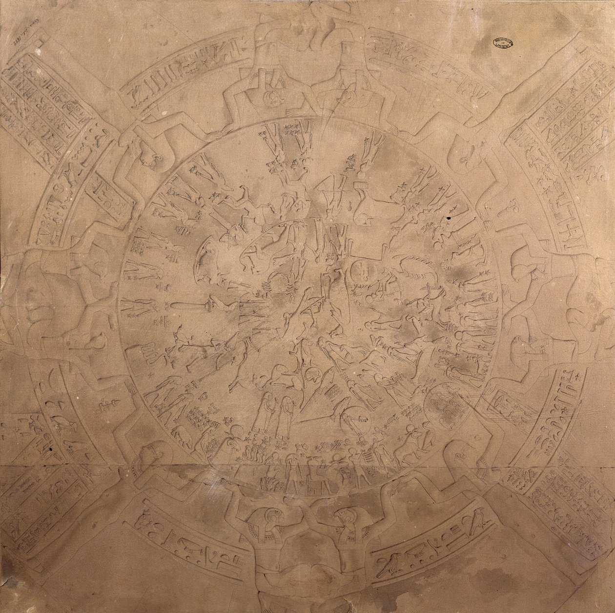 Dendera zodyakının astrolojik düzlemi, Hathor Tapınağı