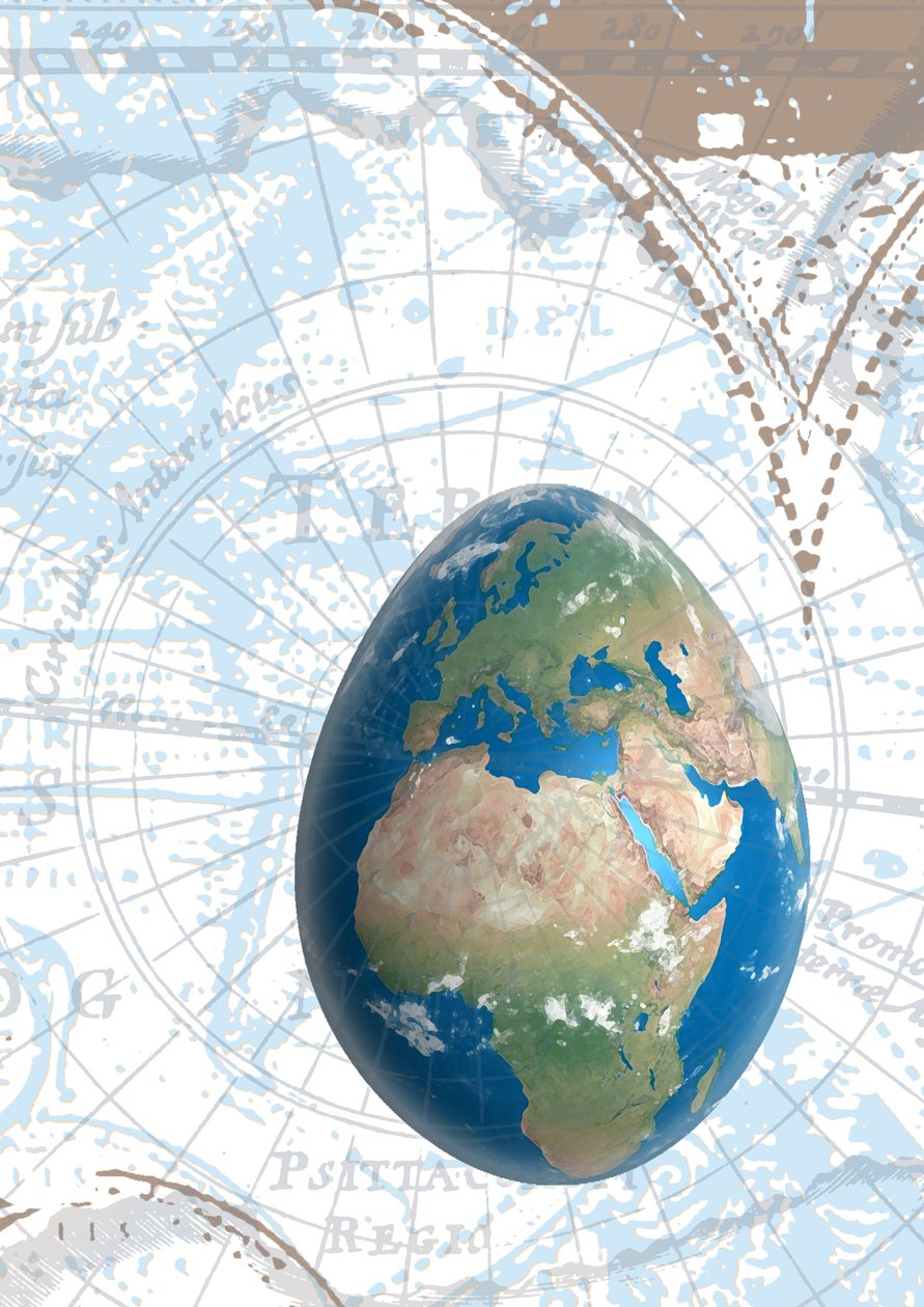 Egground the World, 2015, dijital by Francois Domain