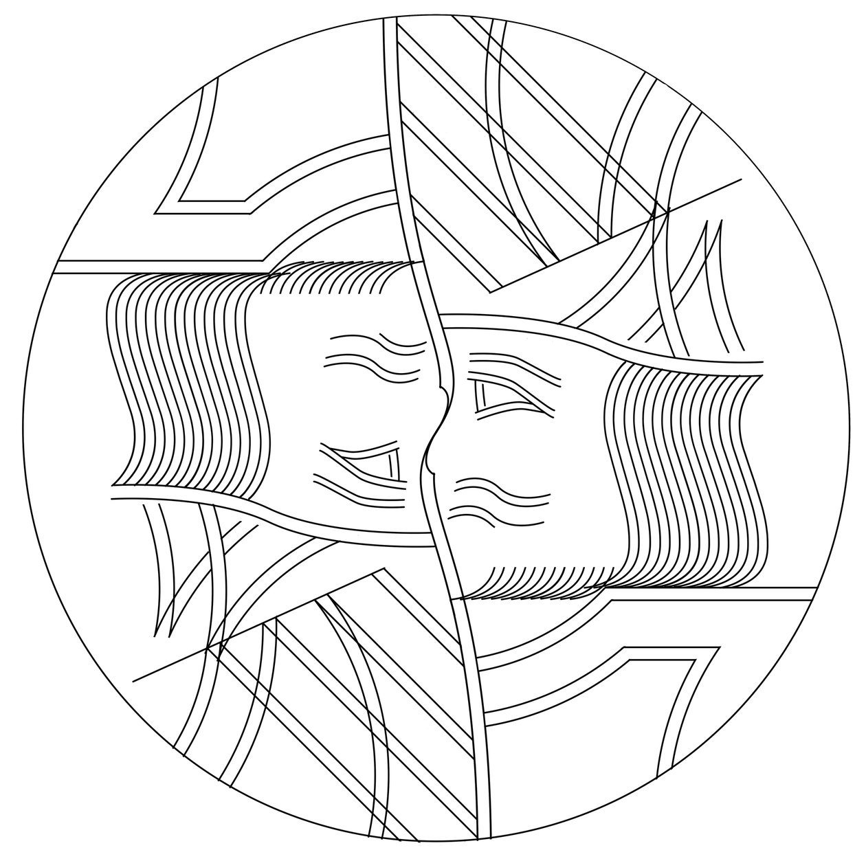 King, 2015, (dijital boyama) by Francois Domain