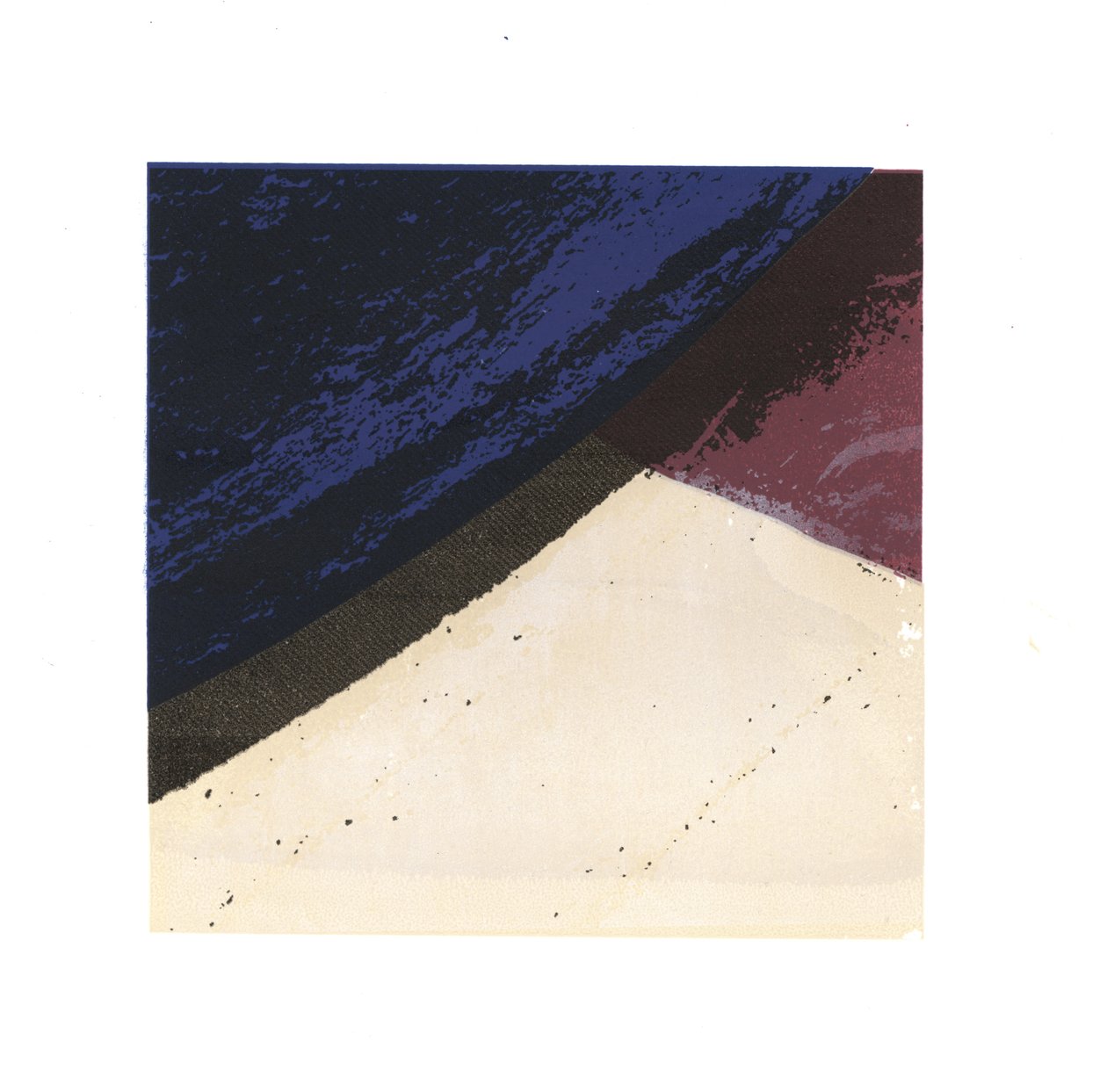 Teras, 2105, (kağıt üzerine serigrafi) by Francois Domain