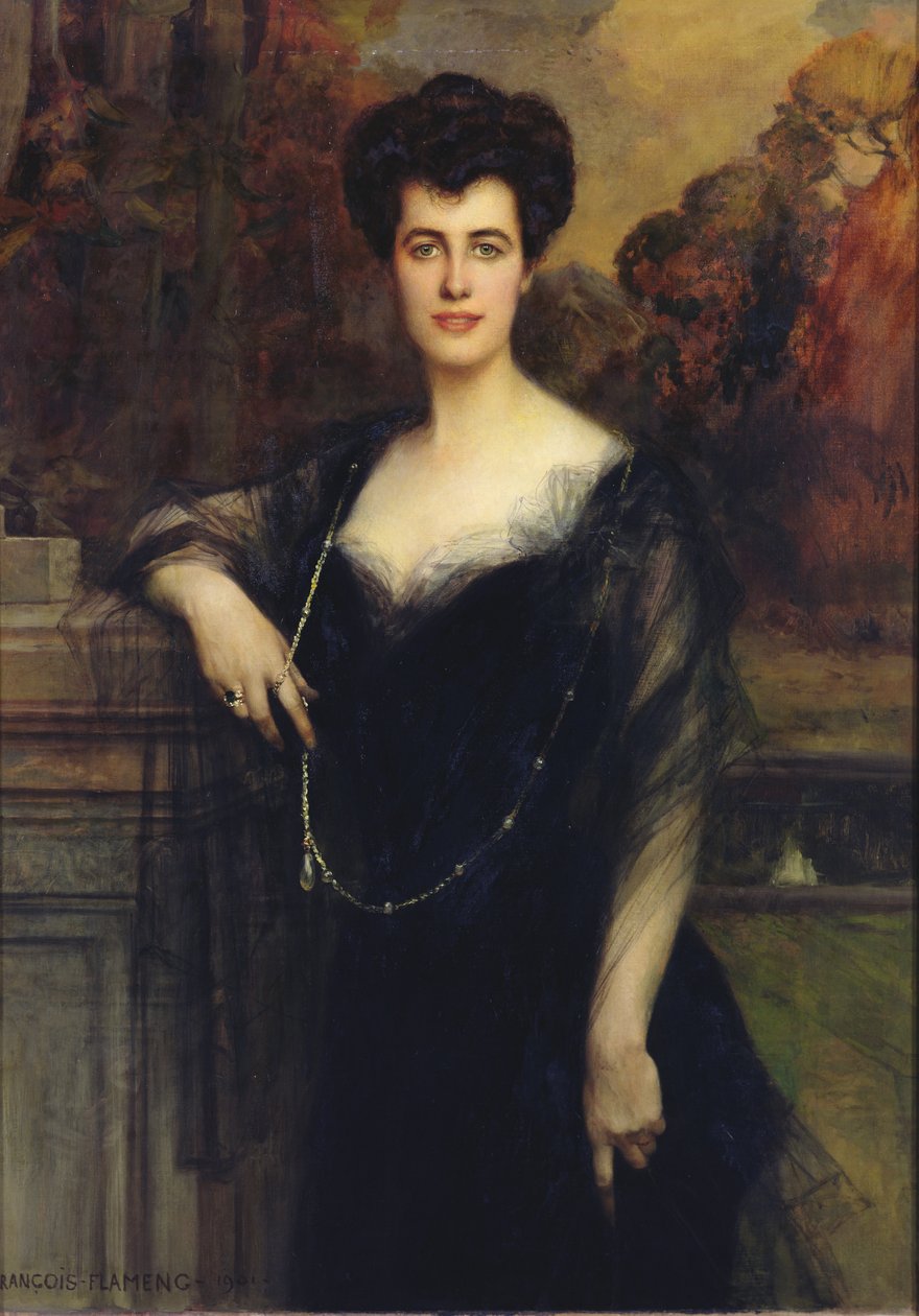 Madame Faure, 1901  by Francois Flameng