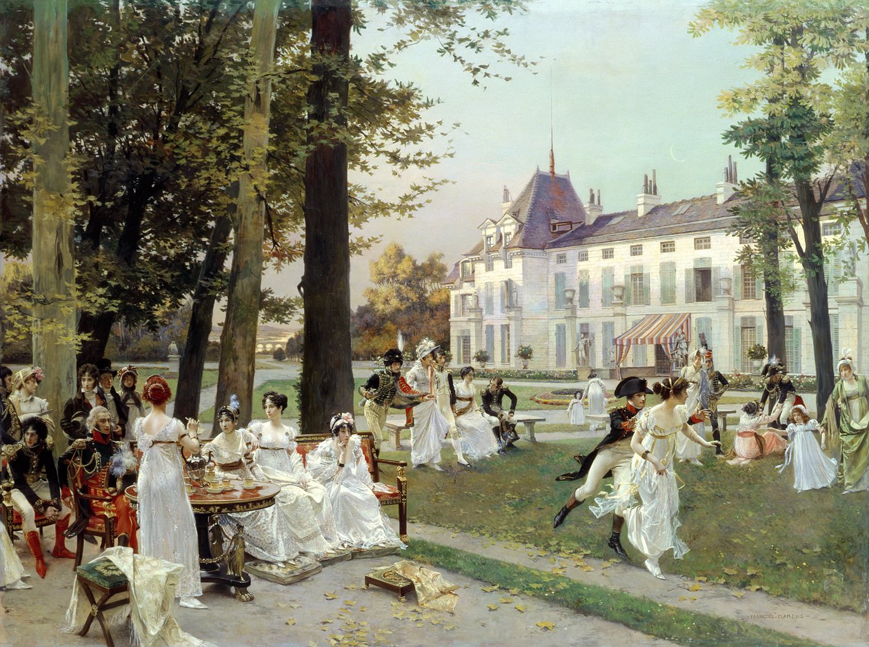 Malmaison'da resepsiyon, 1802 by Francois Flameng