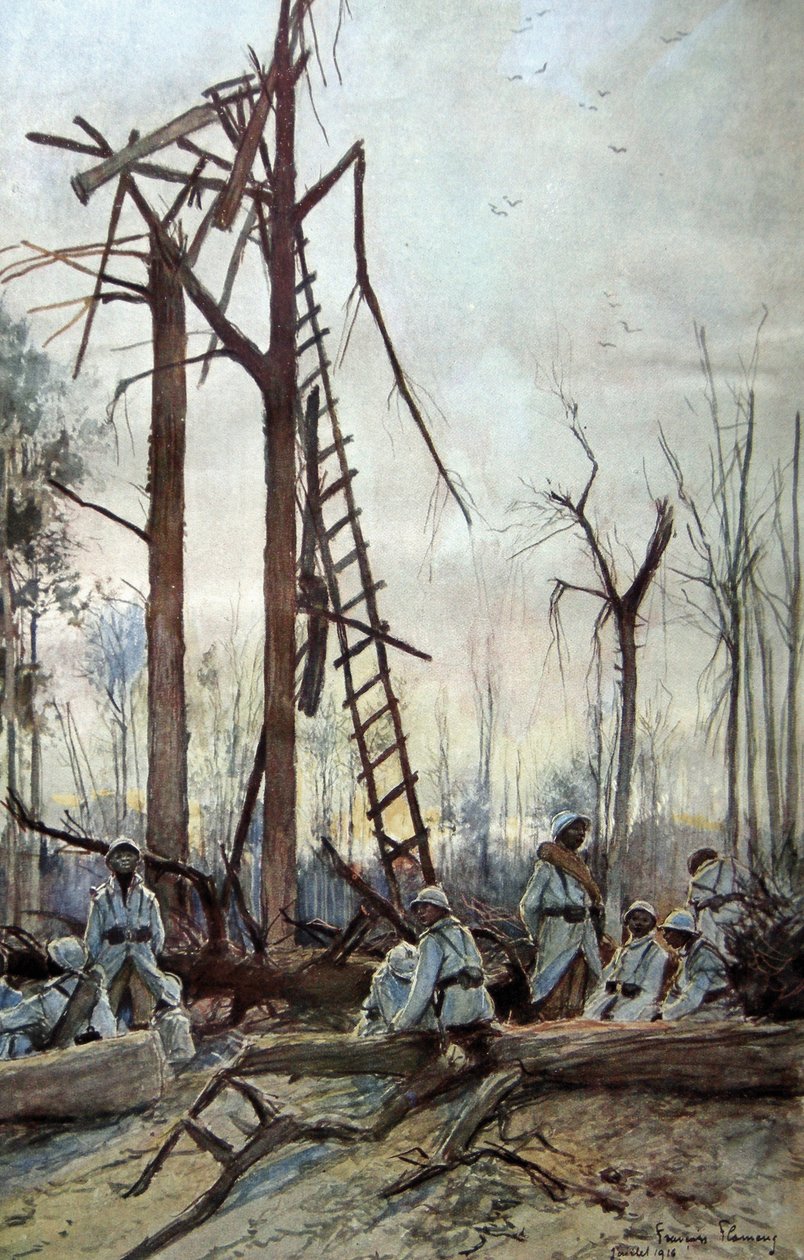 Somme Savaşı, 1916 by Francois Flameng