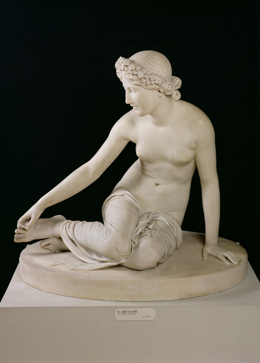 Su Perisi Salmacis, 1826 (mermer) by Francois Joseph Bosio