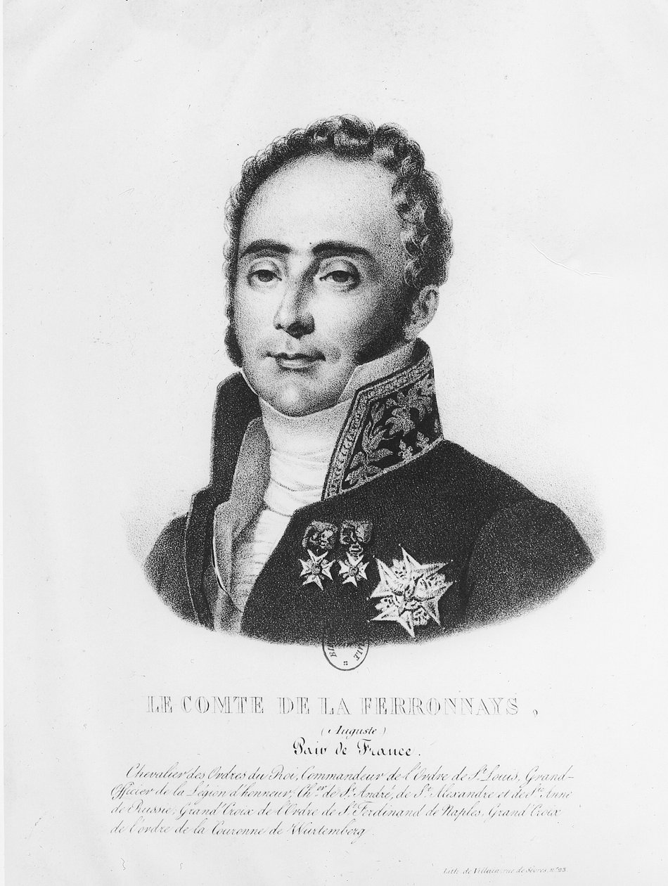 Kont Auguste de la Ferronays (1777-1842) by Francois Le Villain