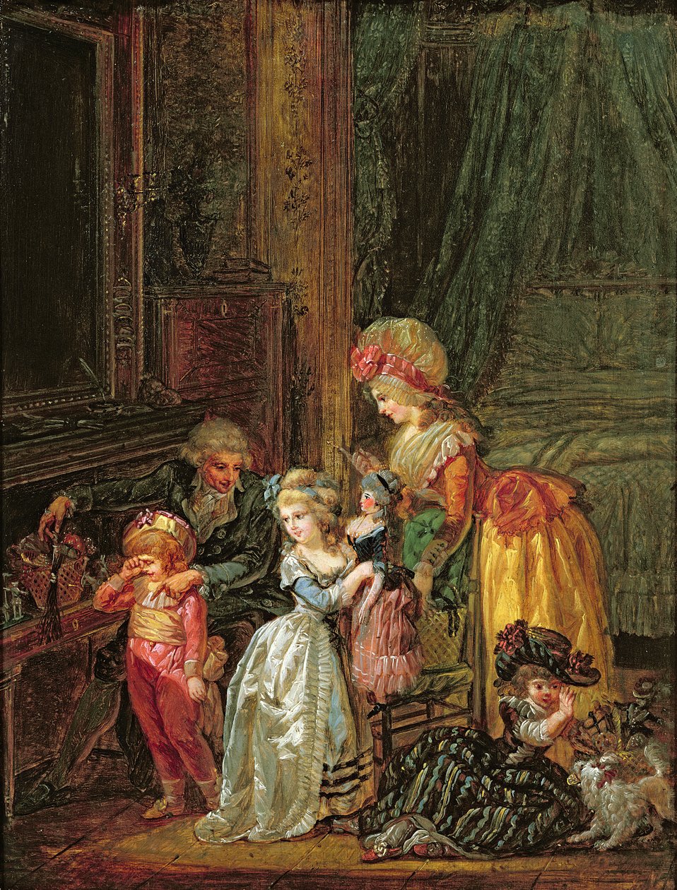 Aziz Nikolaos Günü by Francois Louis Joseph Watteau