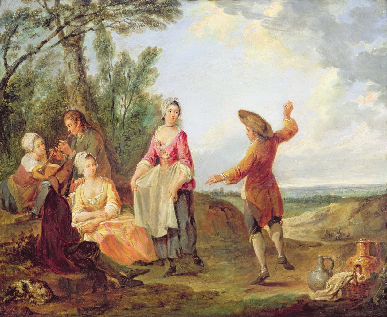 Rustik Dans by Francois Louis Joseph Watteau