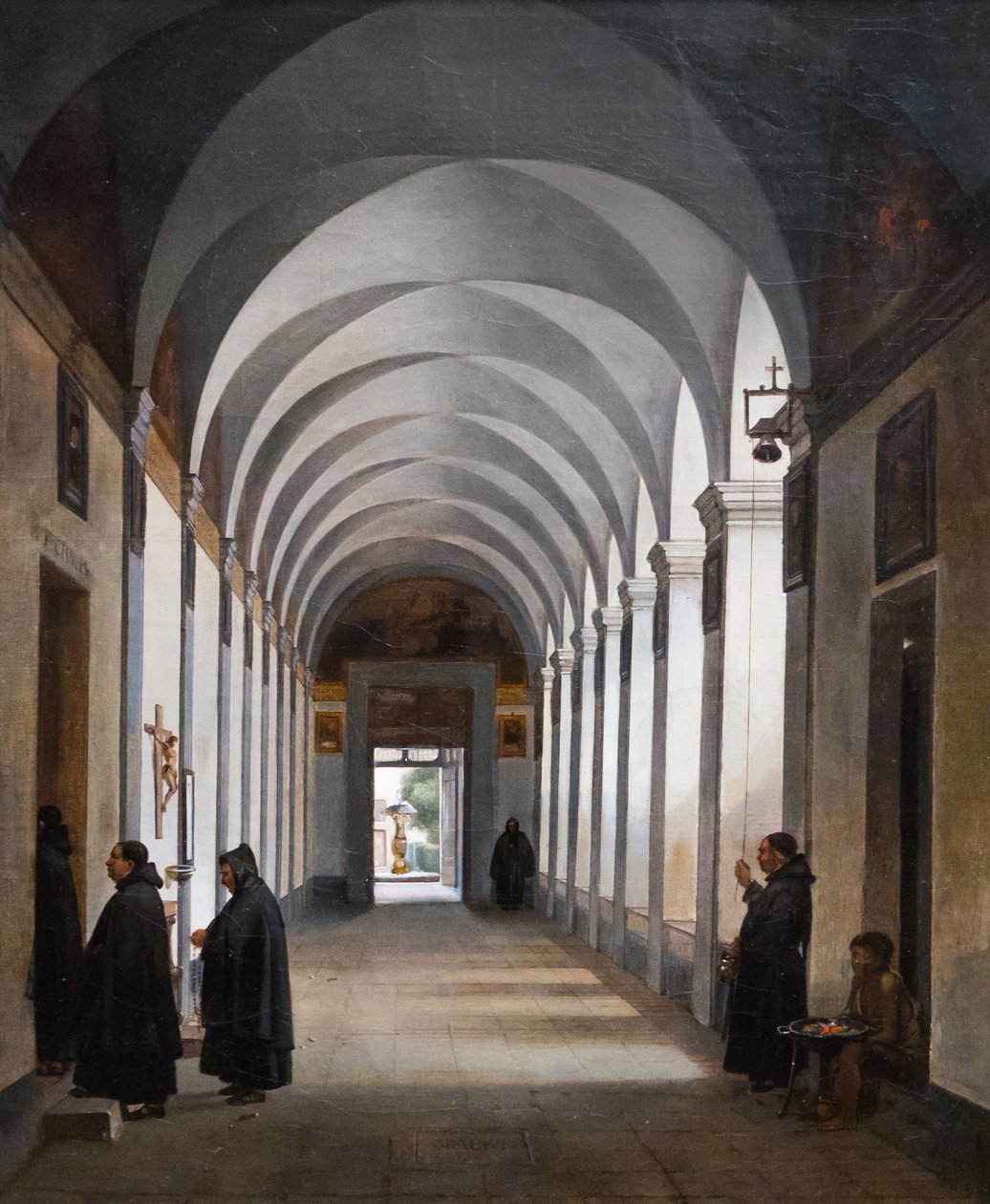 Gesù e Maria, Roma Kilisesi Manastırındaki Rahipler by Francois Marius Granet
