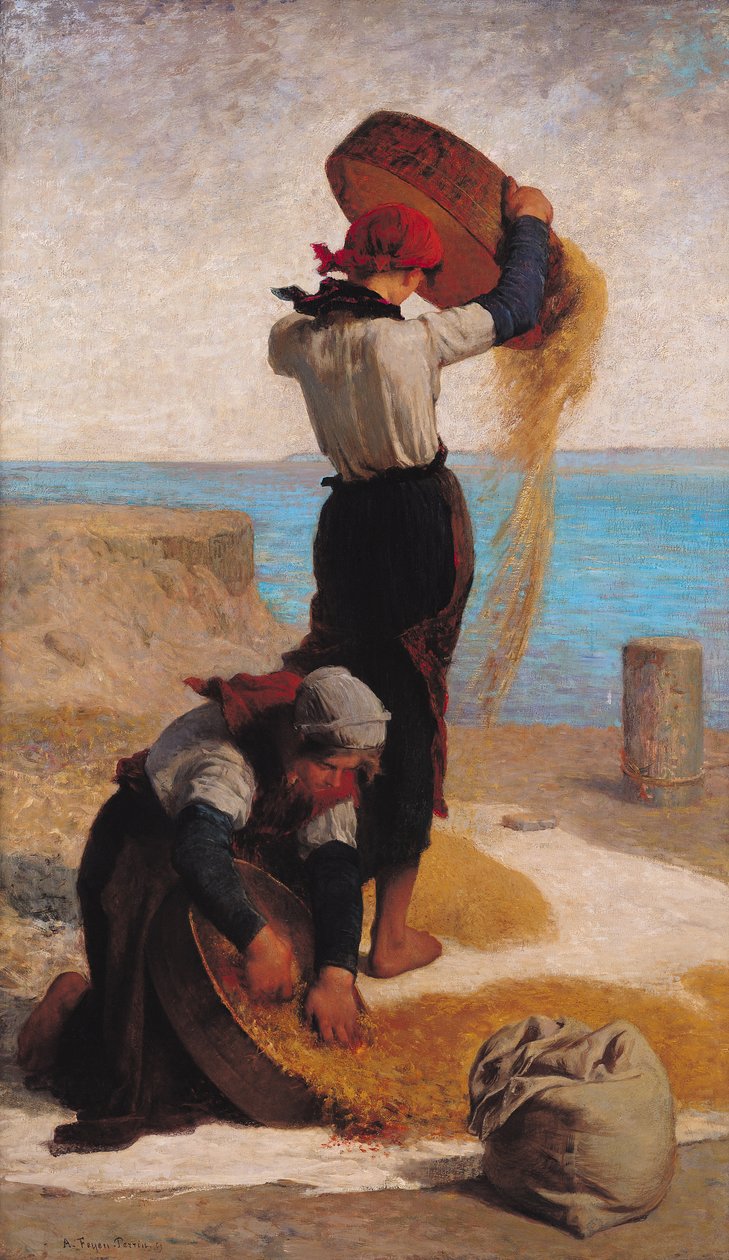 Kazananlar, 1869 by Francois Nicolas Augustin Feyen Perrin