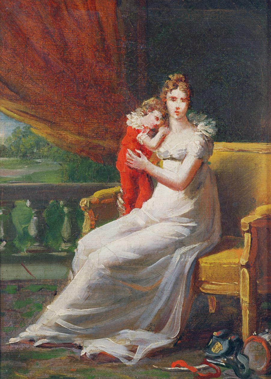 Marie-Louise holding in her arms the King of Rome  by Baron François Pascal Simon Gérard