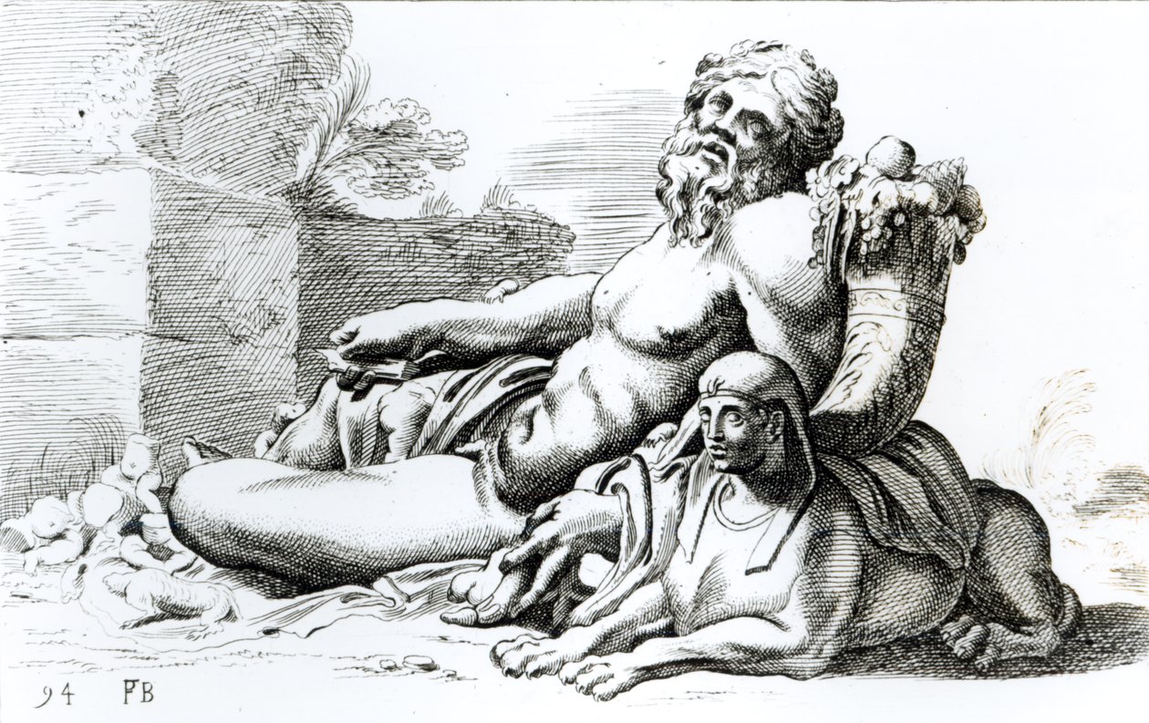 Nil Nehri, c.1653 (bkz. 275580 ve 275582) by Francois Perrier