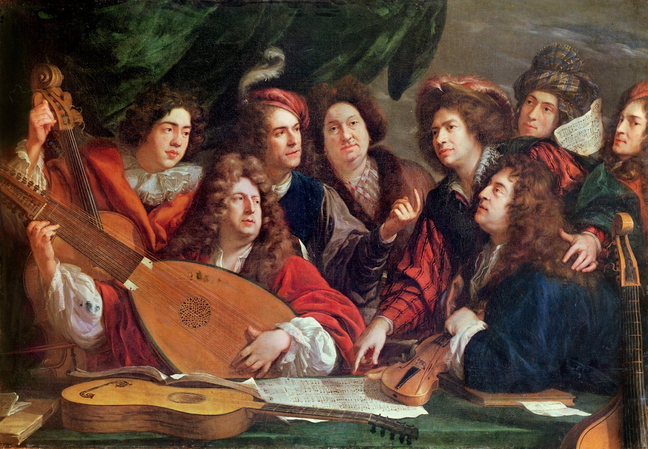 Müzik Topluluğu, 1688 by Francois Puget