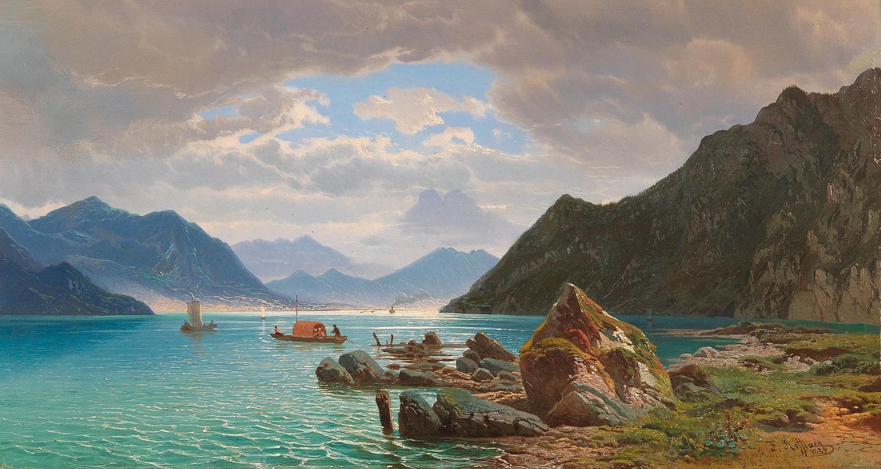 Lugano Gölü by Francois Roffiaen