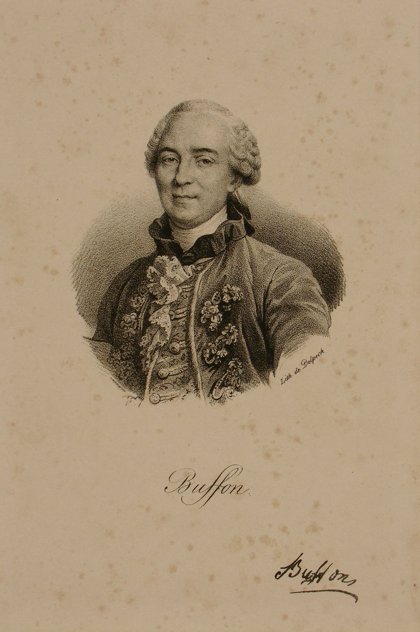 Georges-Louis Leclerc (1707-88) Buffon Kontu by Francois Seraphin Delpech