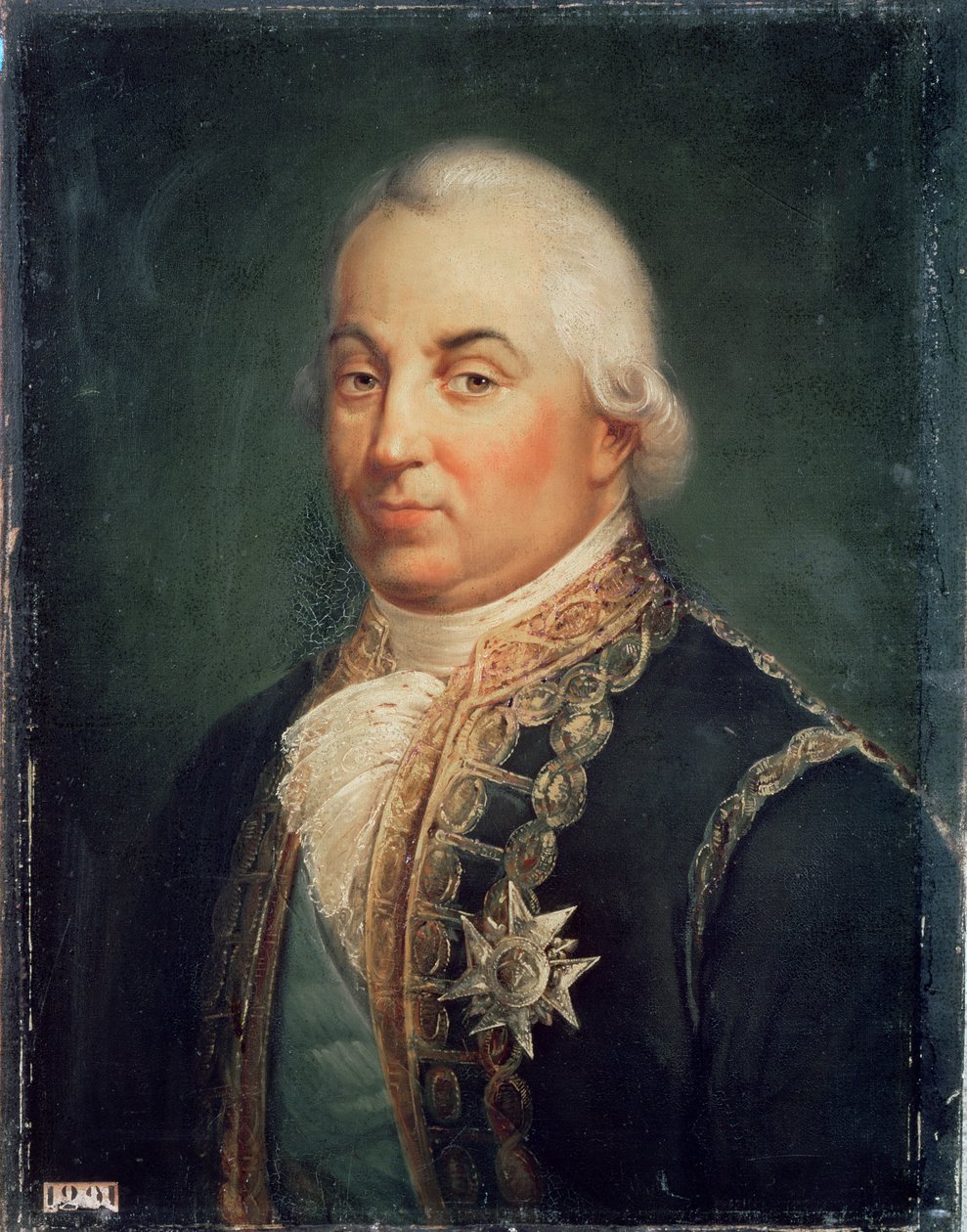 Pierre de Suffren-Saint-Tropez (1729-88) Fransa Koramiral, 1835 by Francois Vincent Mathieu Latil