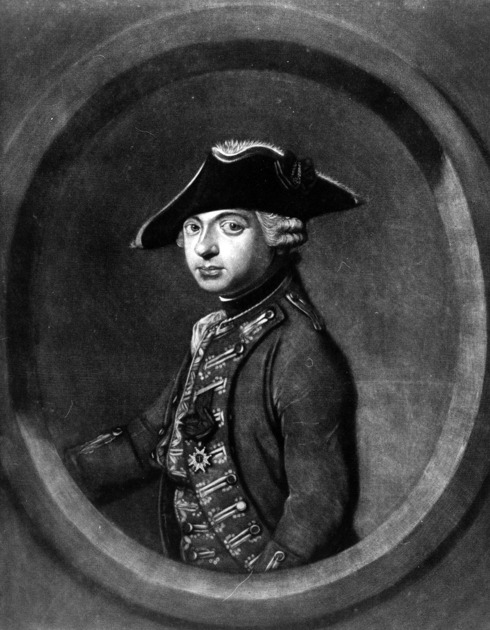 ದಿ ನೈಟ್ ಆಫ್ ಇಯಾನ್, ಸಿ.1765 (ಮೆಝೋಟಿಂಟ್) ಟರ್ಕಿಶ್ by Francois Vispre
