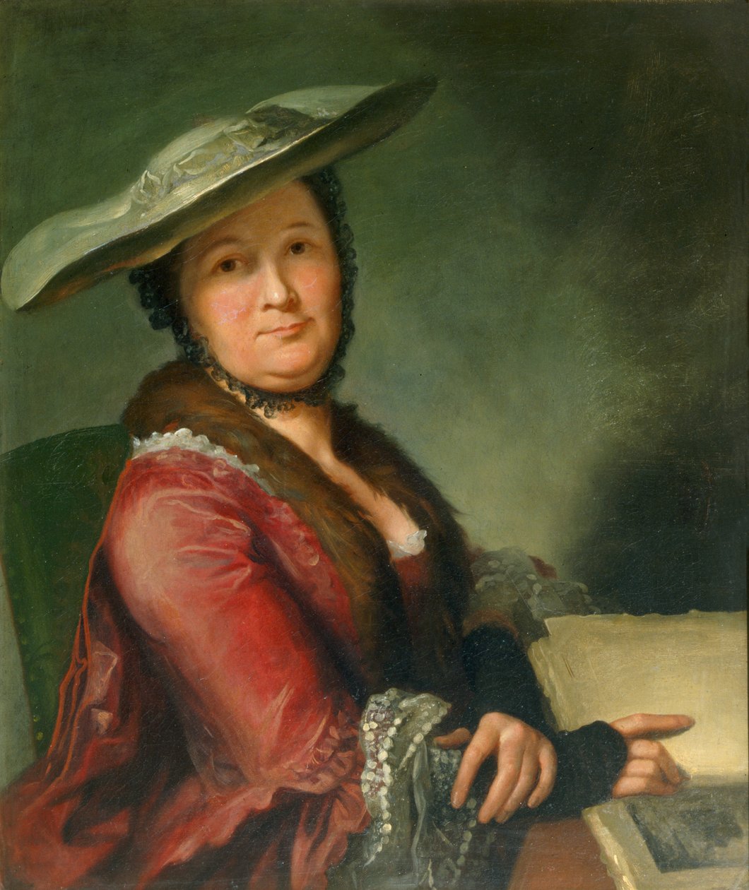 Madam Roubiliac, c.1760 by Francois Vispre