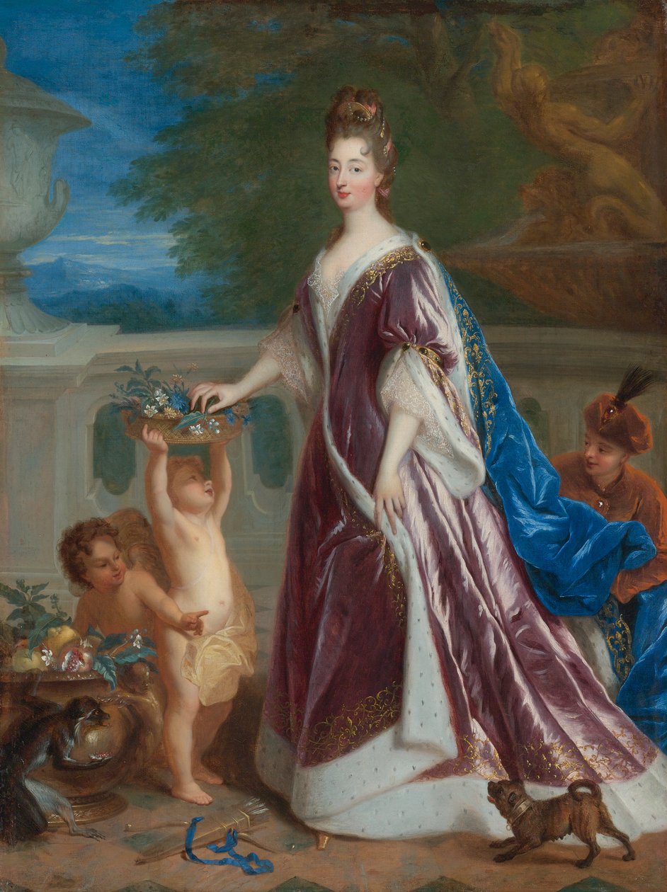 Louise Bénédicte de Bourbon-Condé, Maine Düşesi portresi by Jean François de Troy