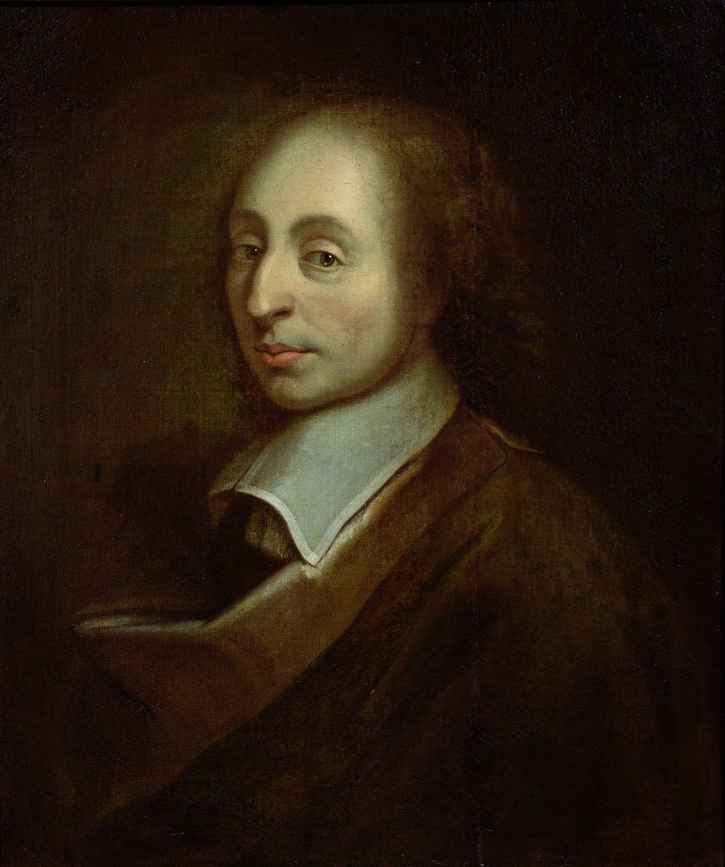 Blaise Pascal (1623-62) c.1691 by Francois the Younger Quesnel