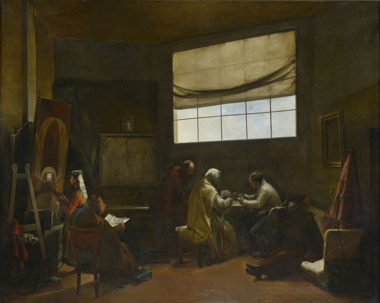 Sanatçının Atölye Tablosu Francois Marius Granet (1775-1849) Soluk 80x100 cm Musee des Beaux Arts Palais Longchamp by Francois Marius Granet