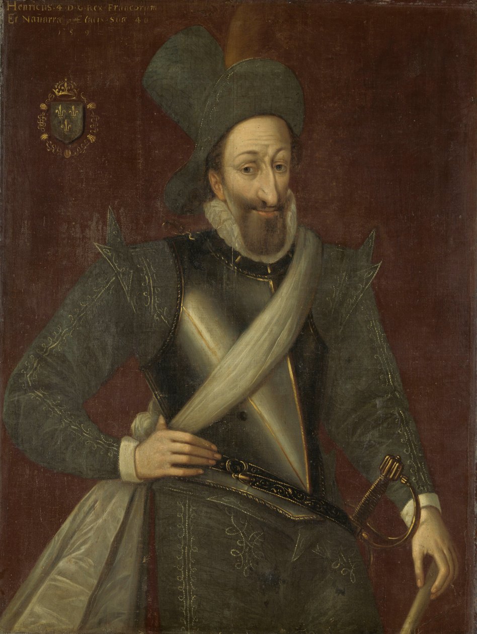 Henry IV, Fransa Kralı (1553-1610) by Francois (circle of) Bunel