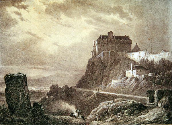 Villeneuve tarafından kazınmış Stirling Kalesi by Francois Alexandre Pernot