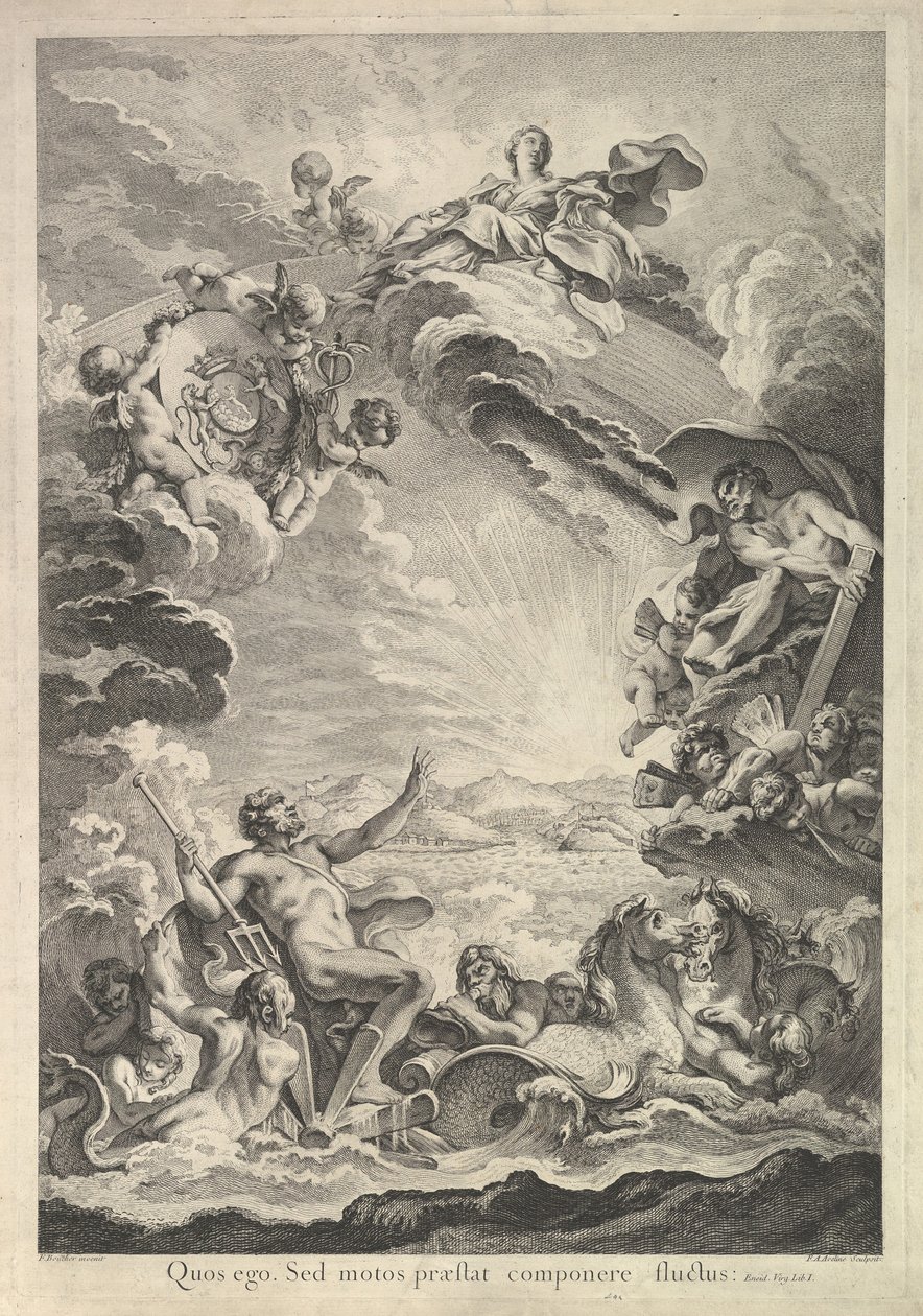 Neptün Fırtınayı Sakinleştiriyor Neptün Fırtınayı Sakinleştiriyor, 18. yüzyıl. by Francois Antoine Aveline