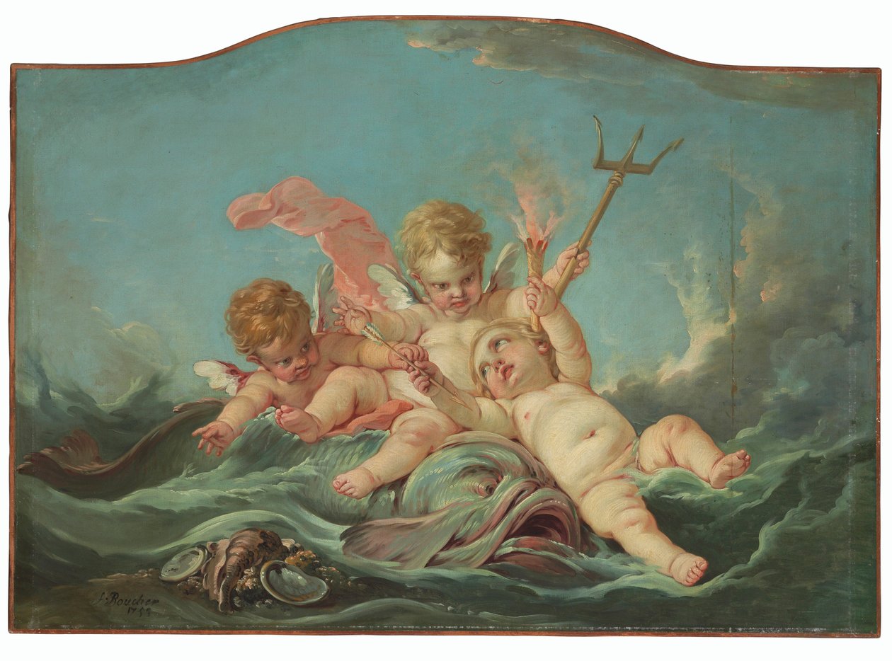 Bir Su Alegorisi by François Boucher