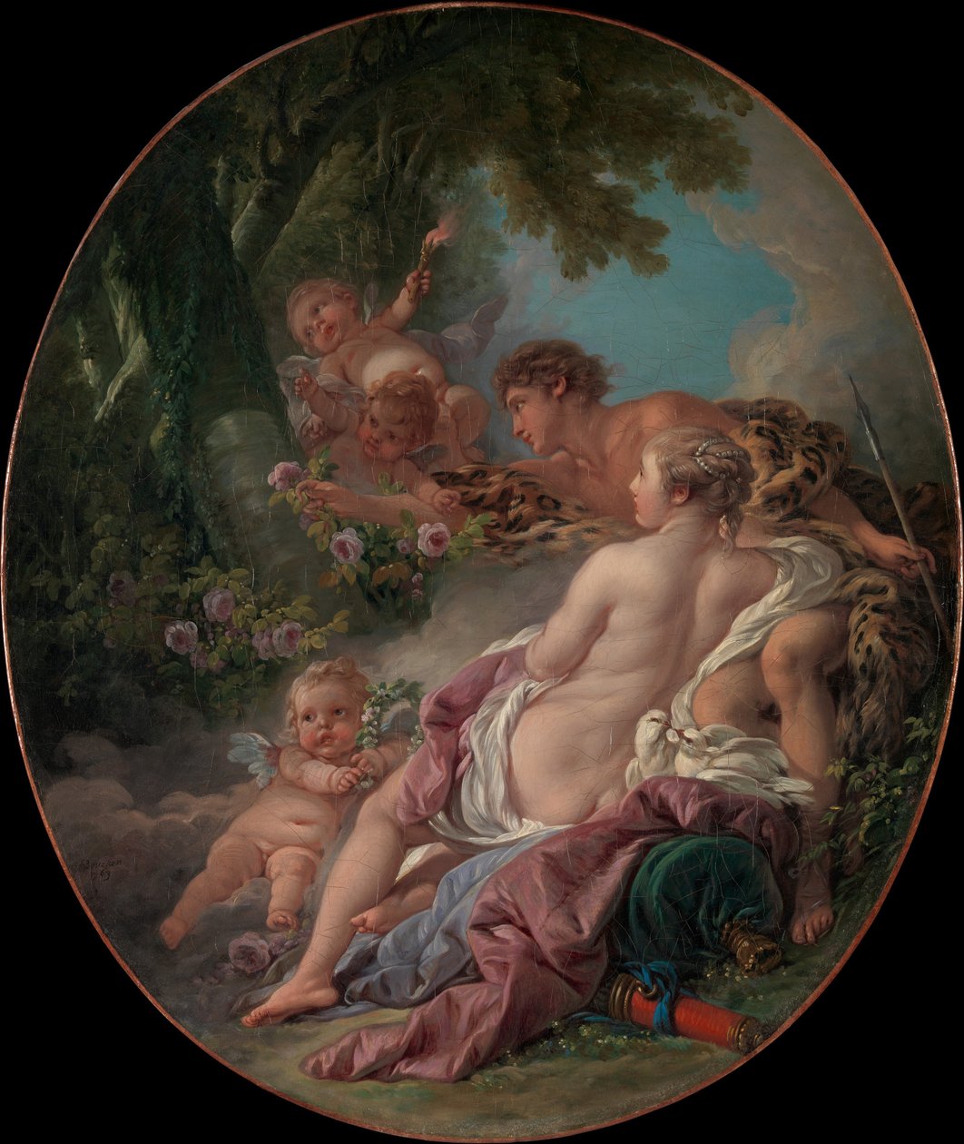 Angelica ve Medoro by François Boucher