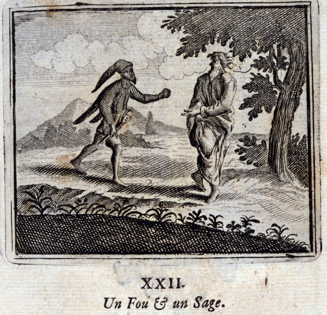 Bir Deli ve Bir Bilge. Jean de La Fontaine