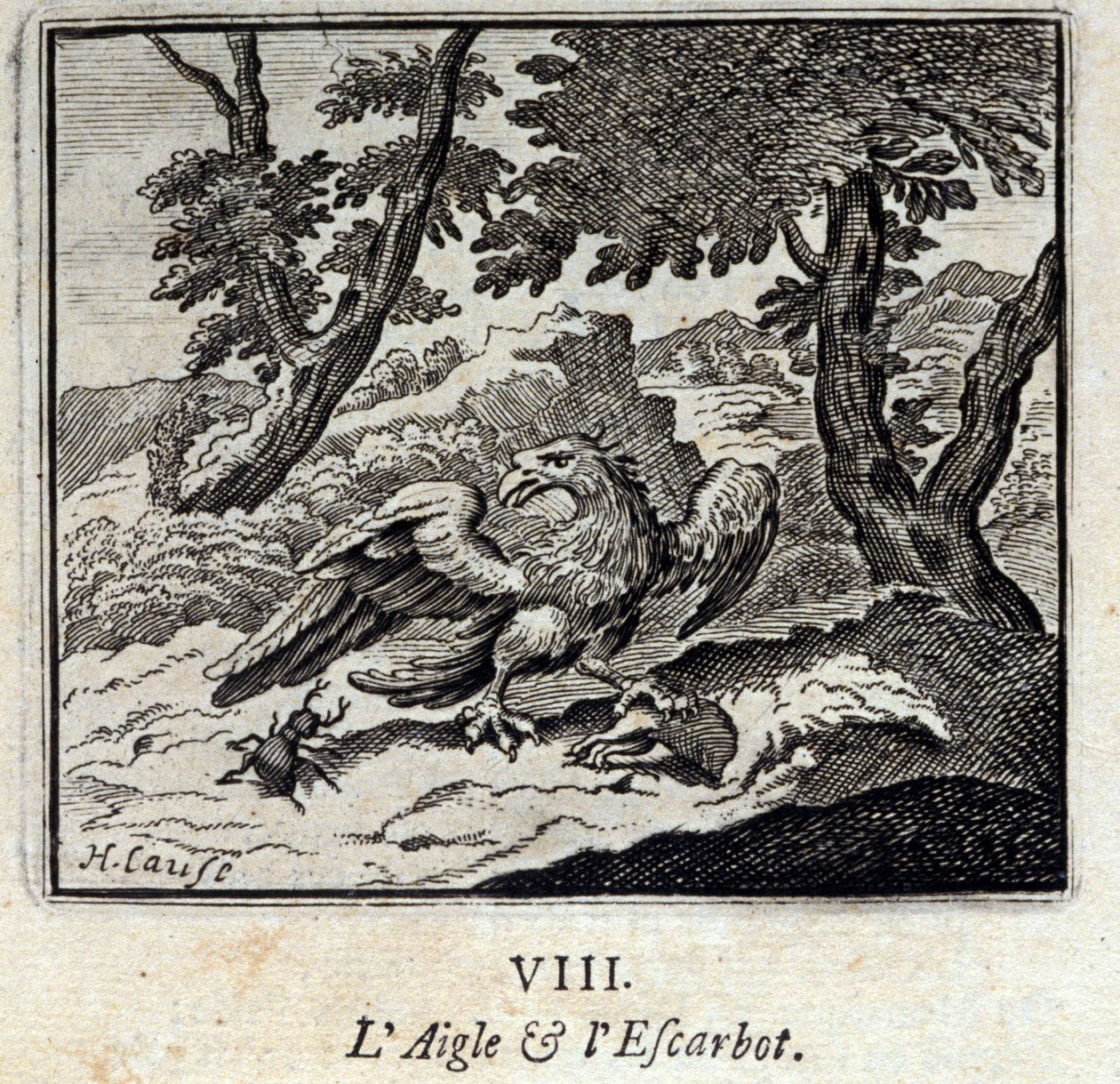 Kartal ve salyangoz. Jean de La Fontaine