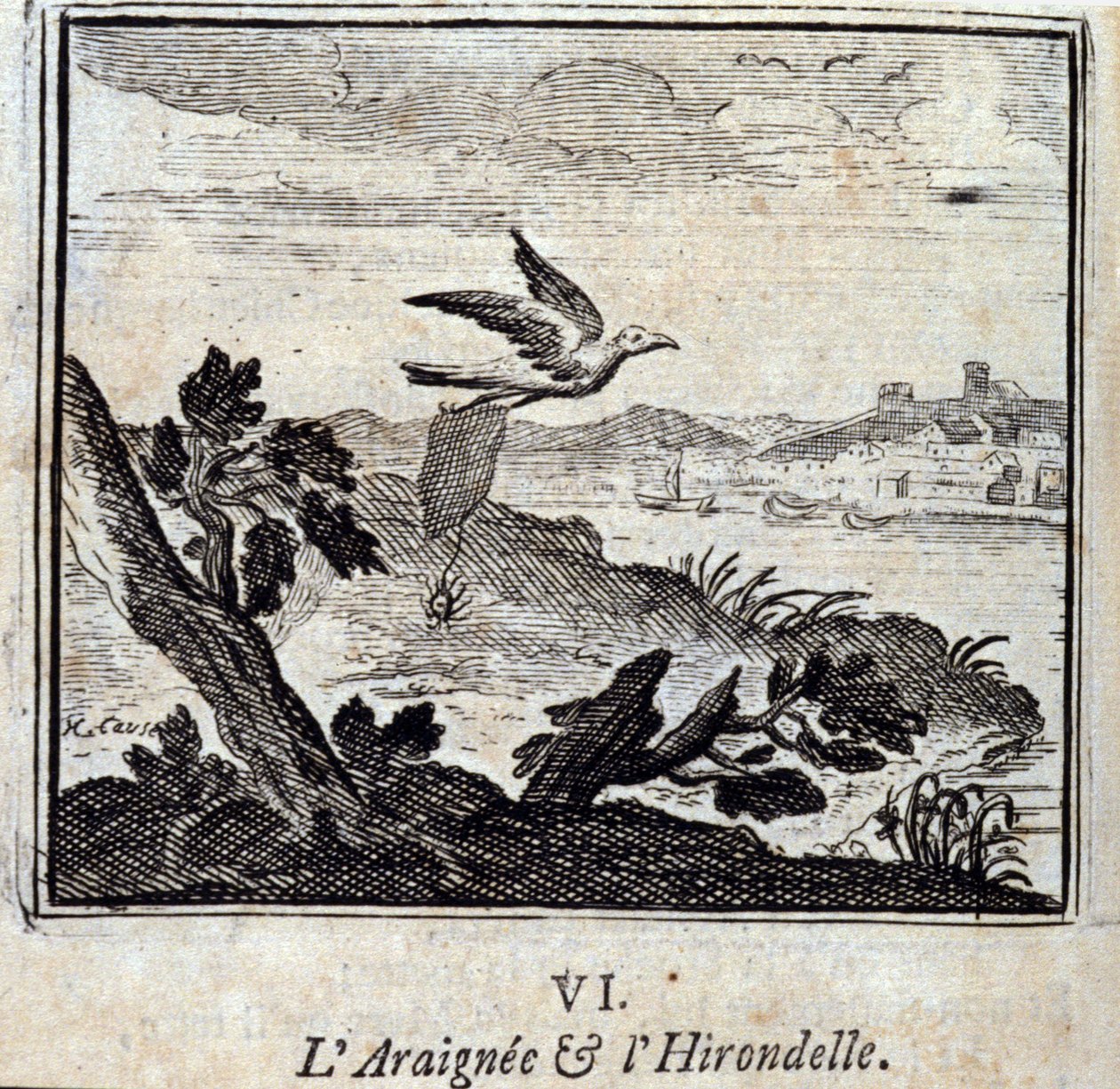 Örümcek ve Kırlangıç, Jean de La Fontaine
