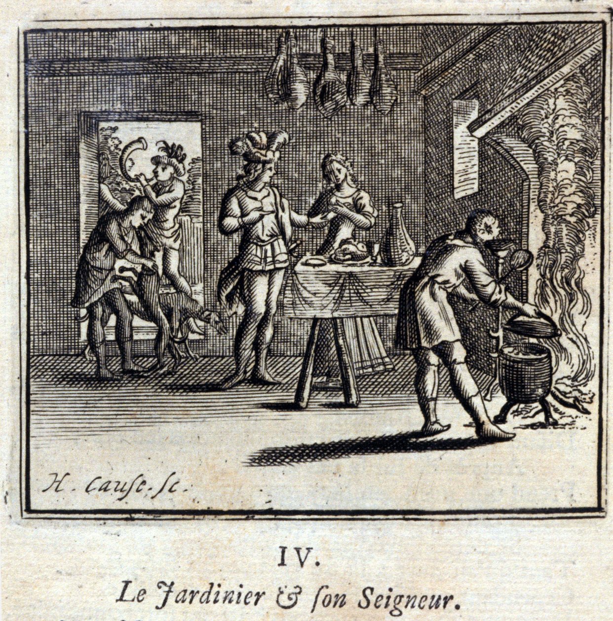 Bahçıvan ve efendisi Jean de La Fontaine