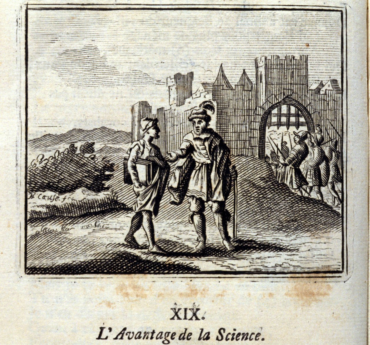 Bilimin Avantajı. Fabllar, Jean de La Fontaine (1621-95). François Chauveau