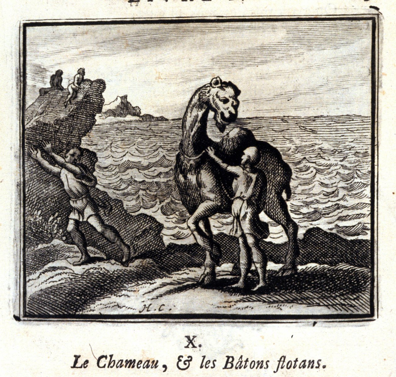 Deve ve Yüzen Çubuklar. Jean de La Fontaine