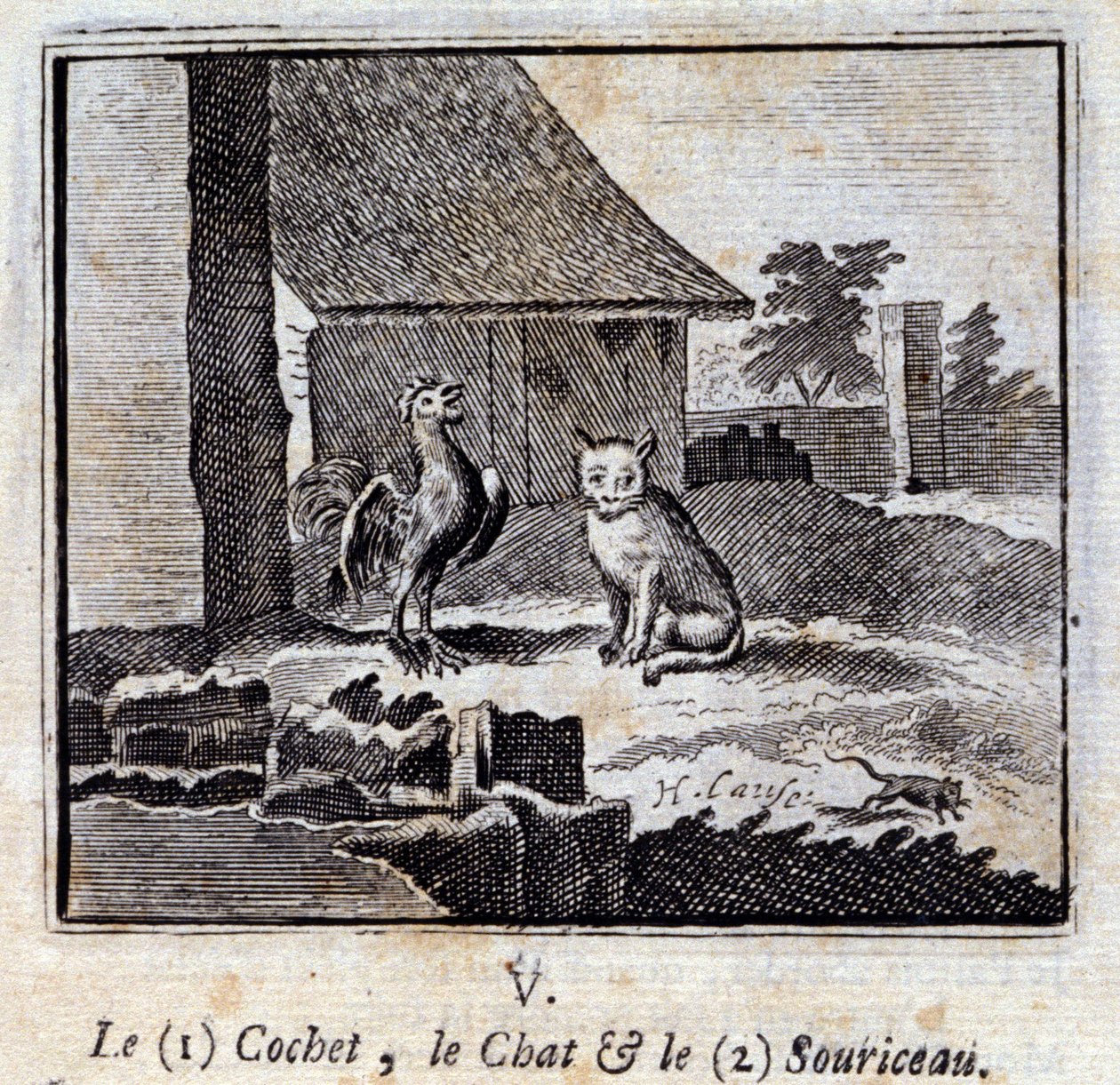 Kedi ve Fare Cochet. Jean de La Fontaine