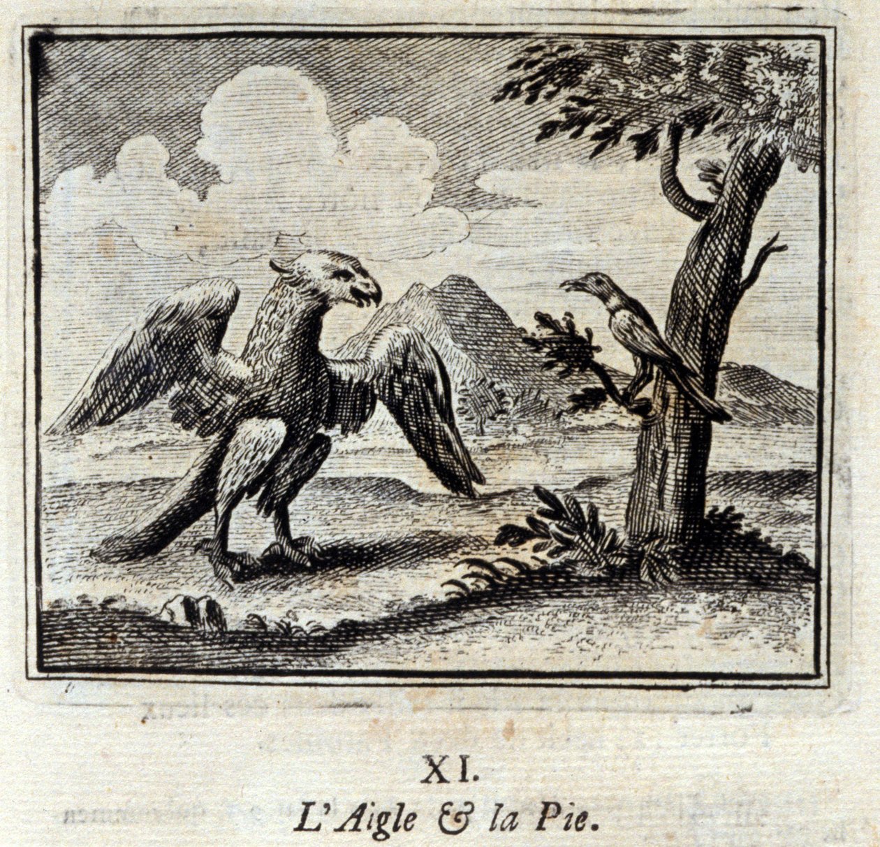 Kartal ve Pius. Jean de La Fontaine