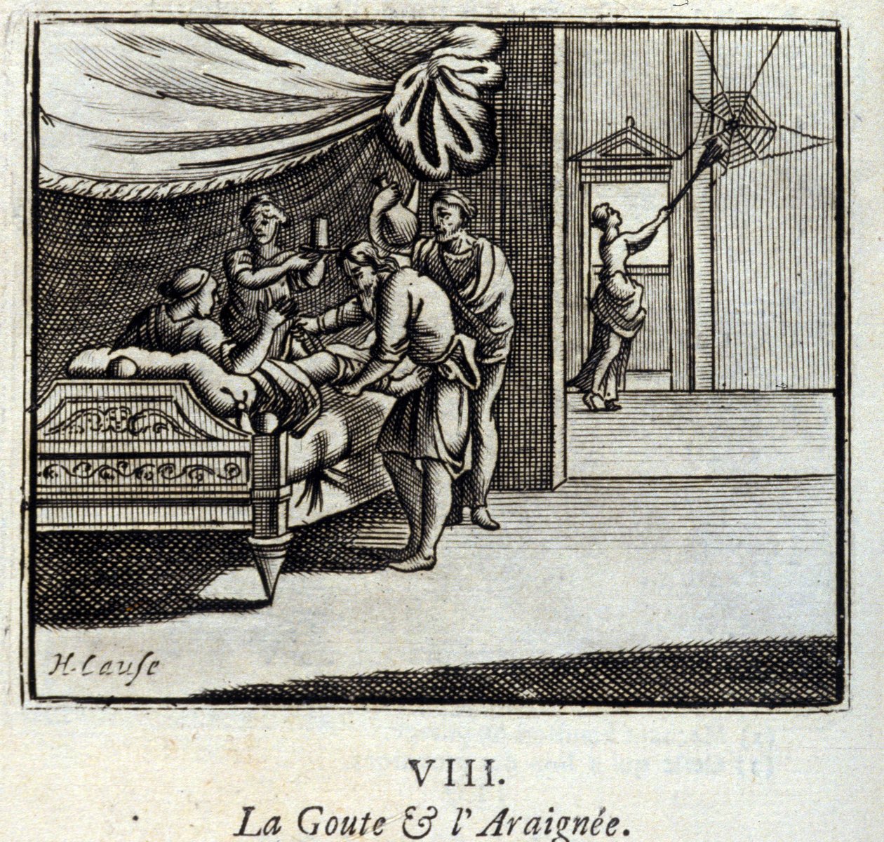 Gut ve Araignee. Jean de La Fontaine