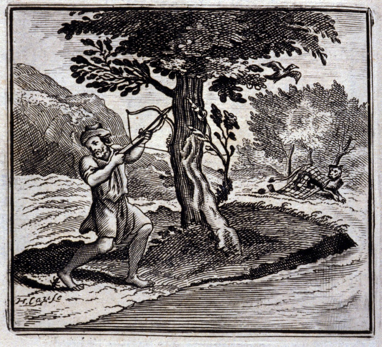 Aslan ve Fare Masalları, Jean de La Fontaine (1621-95). François Chauveau