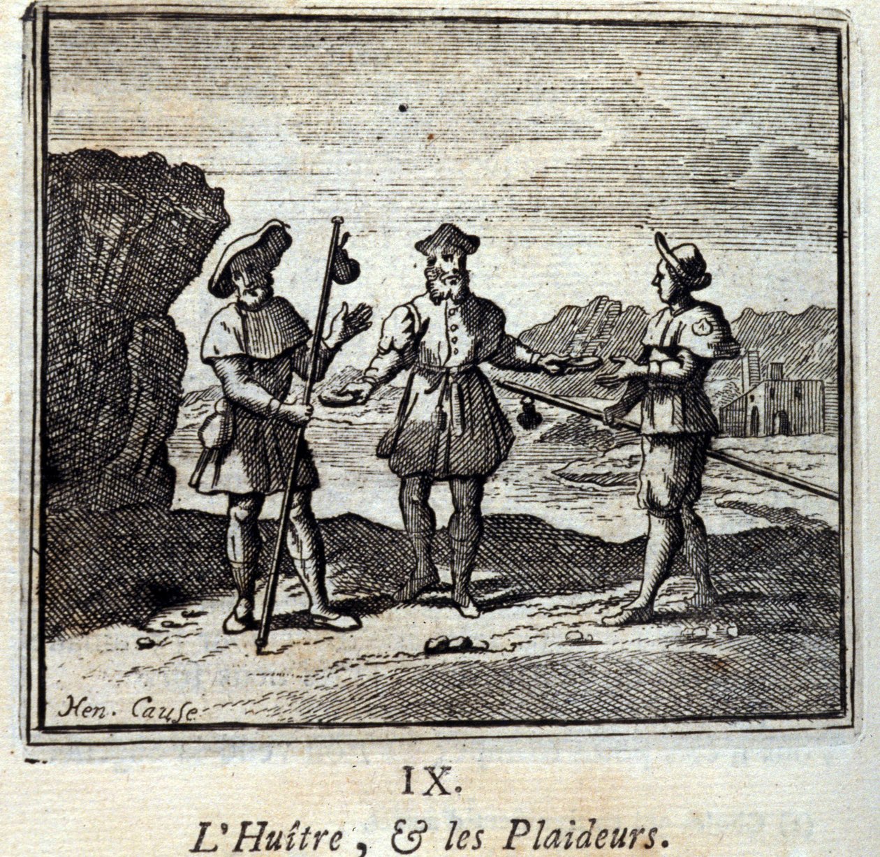 İstiridye ve Davacılar. Jean de La Fontaine