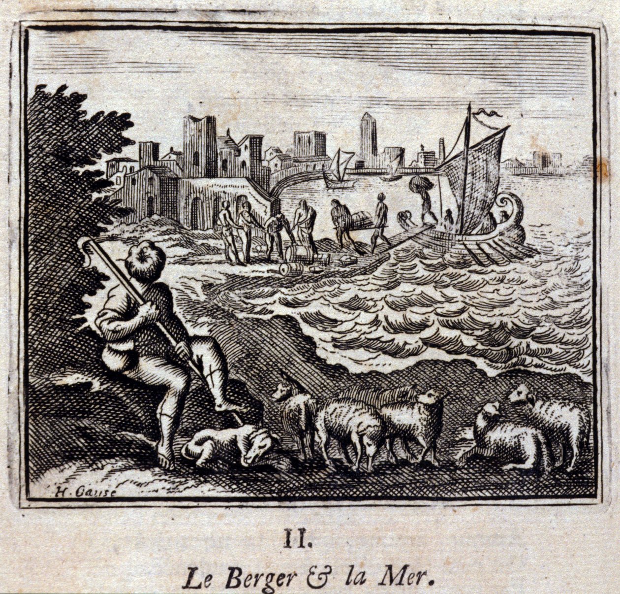 Çoban ve Deniz. Jean de La Fontaine