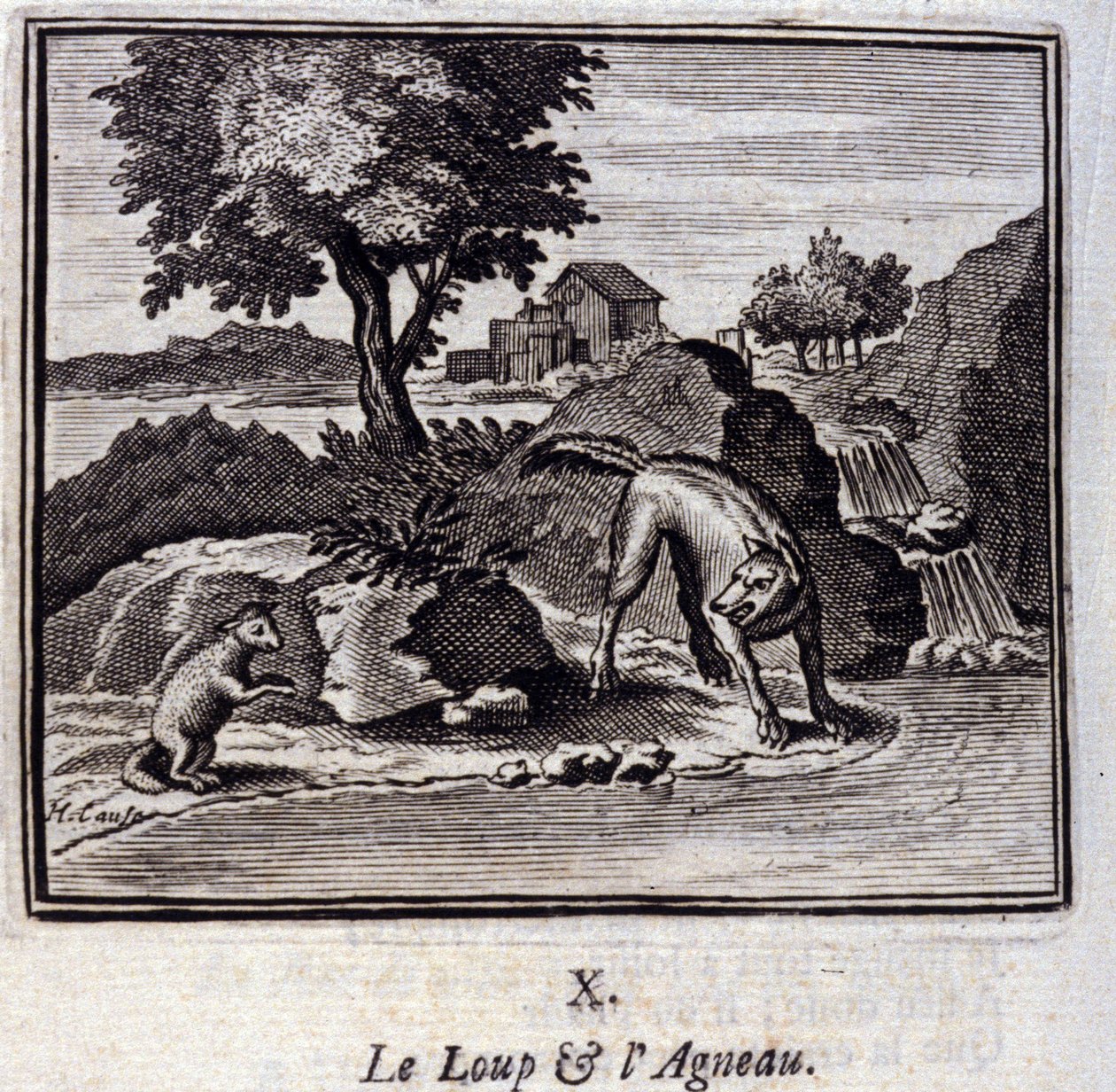 Kurt ve Kuzu. Jean de La Fontaine