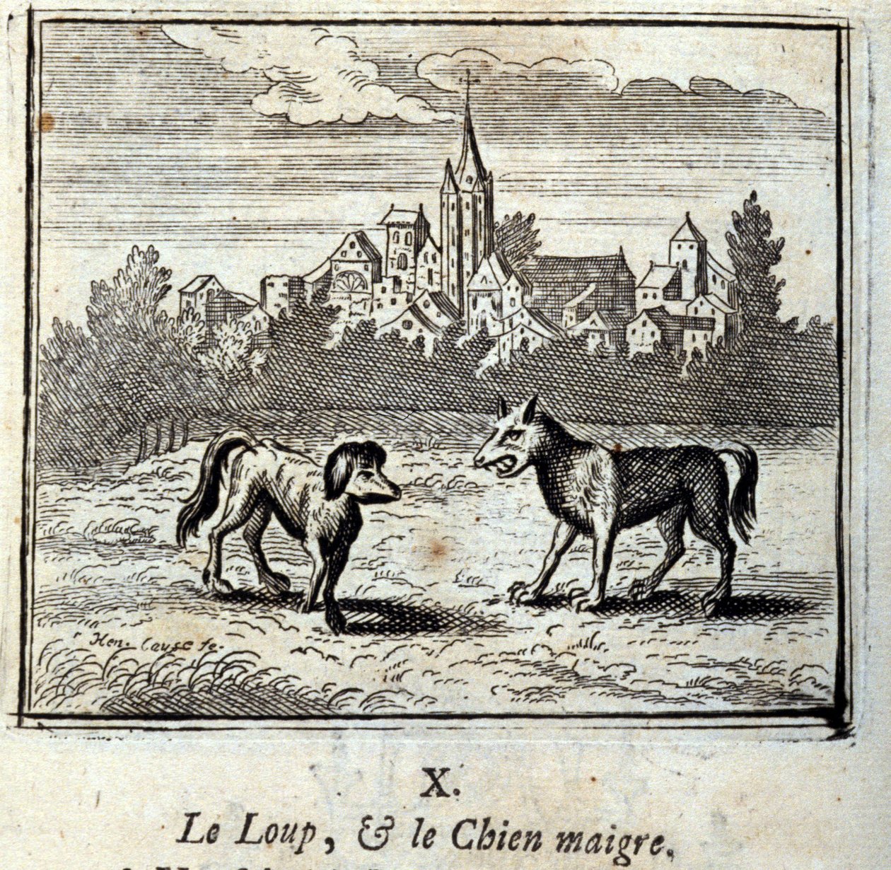 Kurt ve Yalın Köpek. Jean de La Fontaine