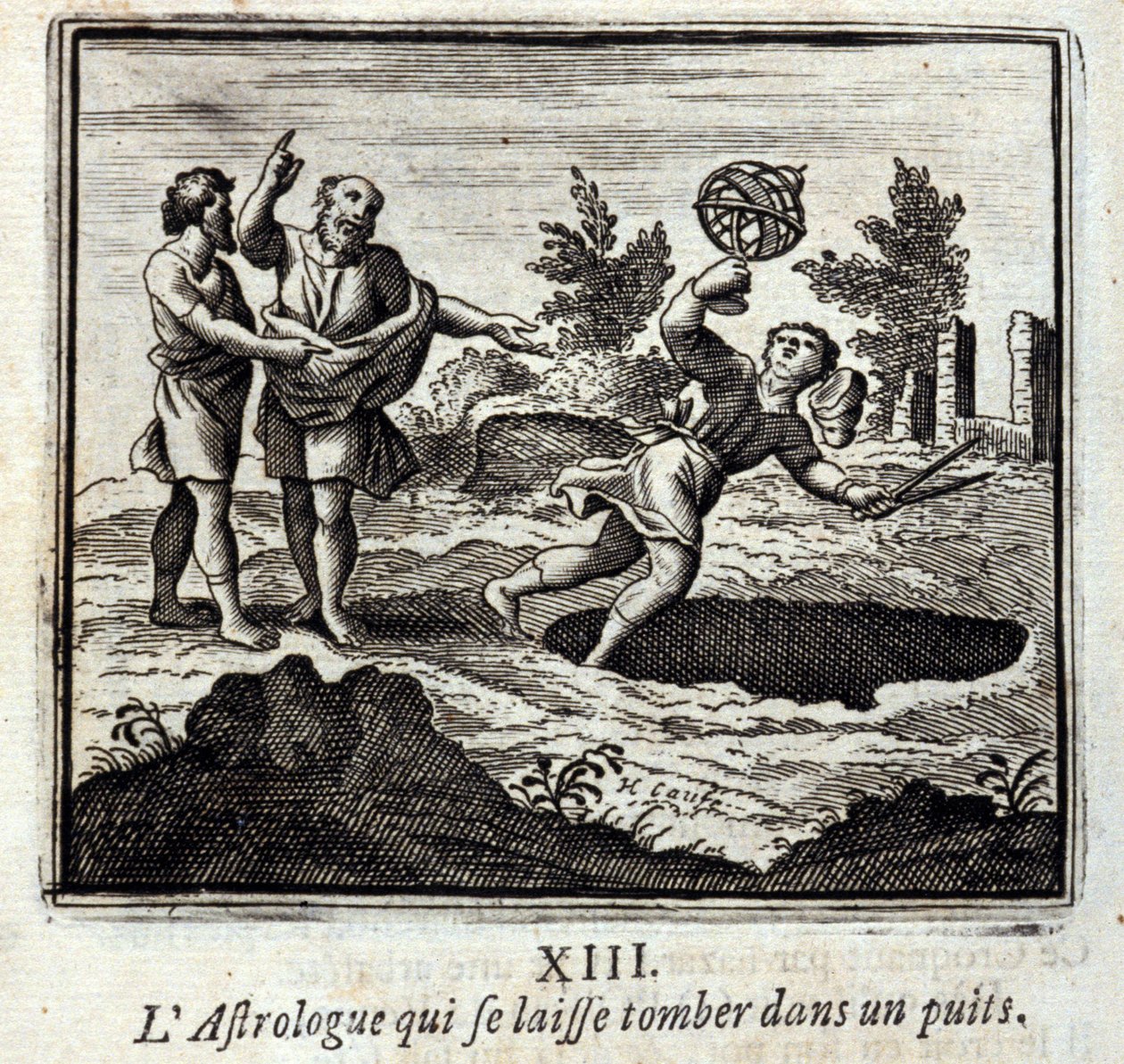 Kuyuya düşen astrolog. Jean de La Fontaine