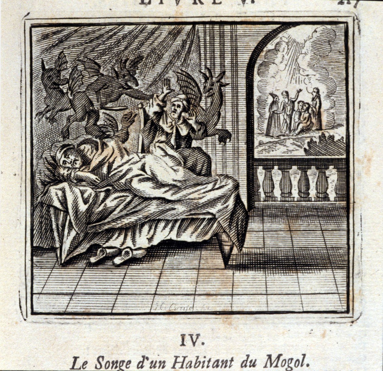 Bir Moğol sakininin rüyası. Jean de La Fontaine