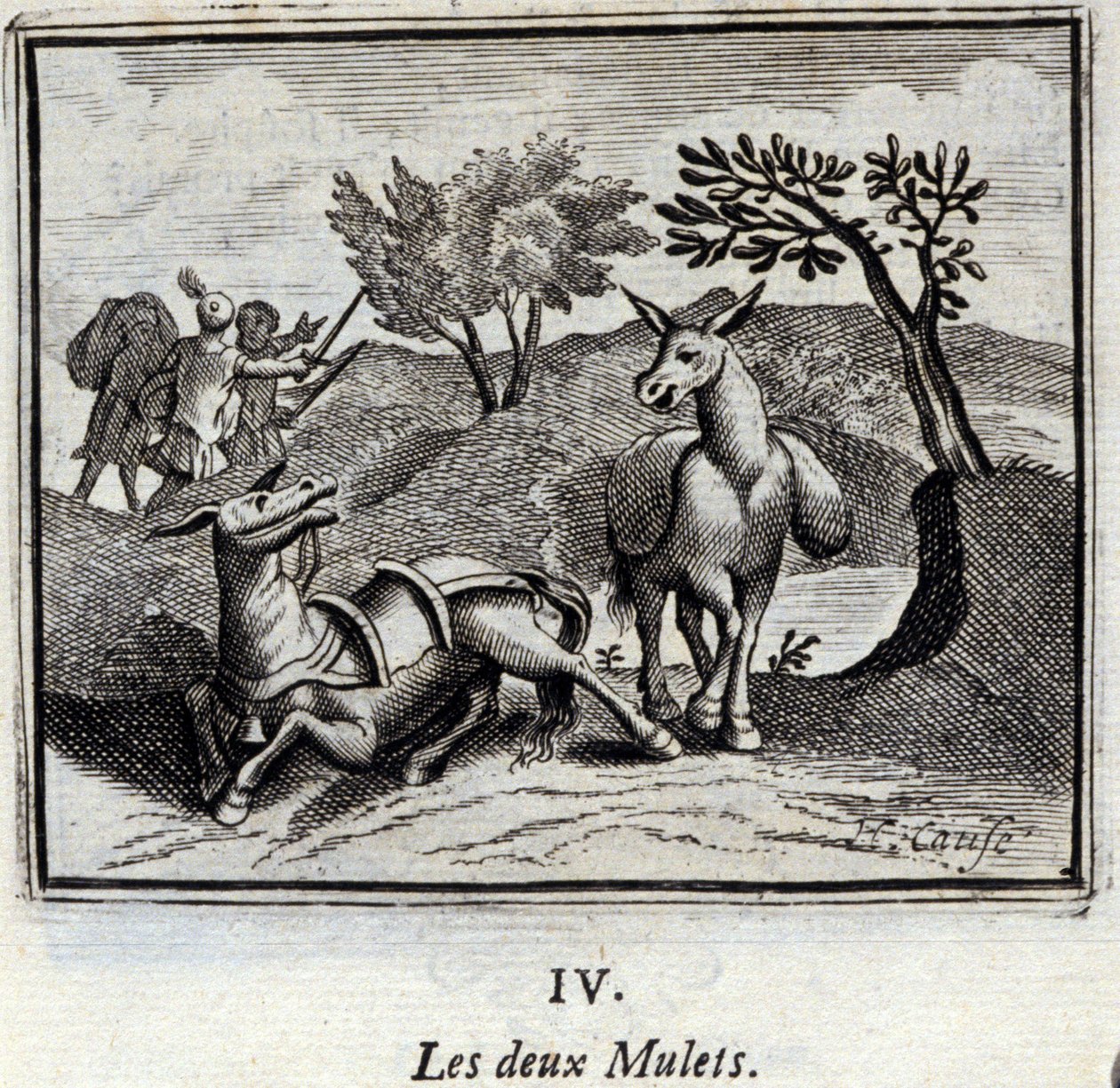 İki katır. Jean de La Fontaine