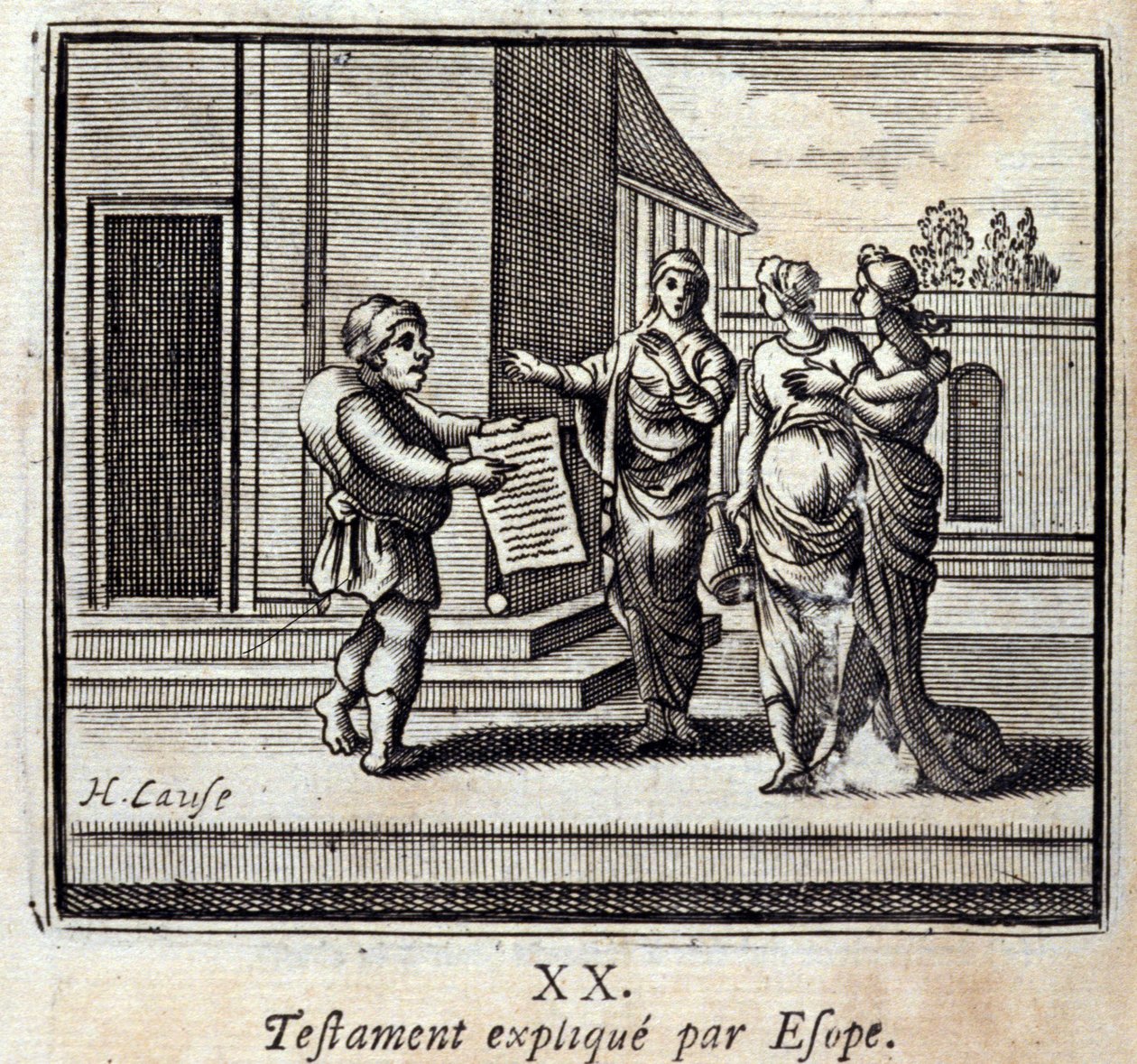 Ezop tarafından açıklanacak. Jean de La Fontaine