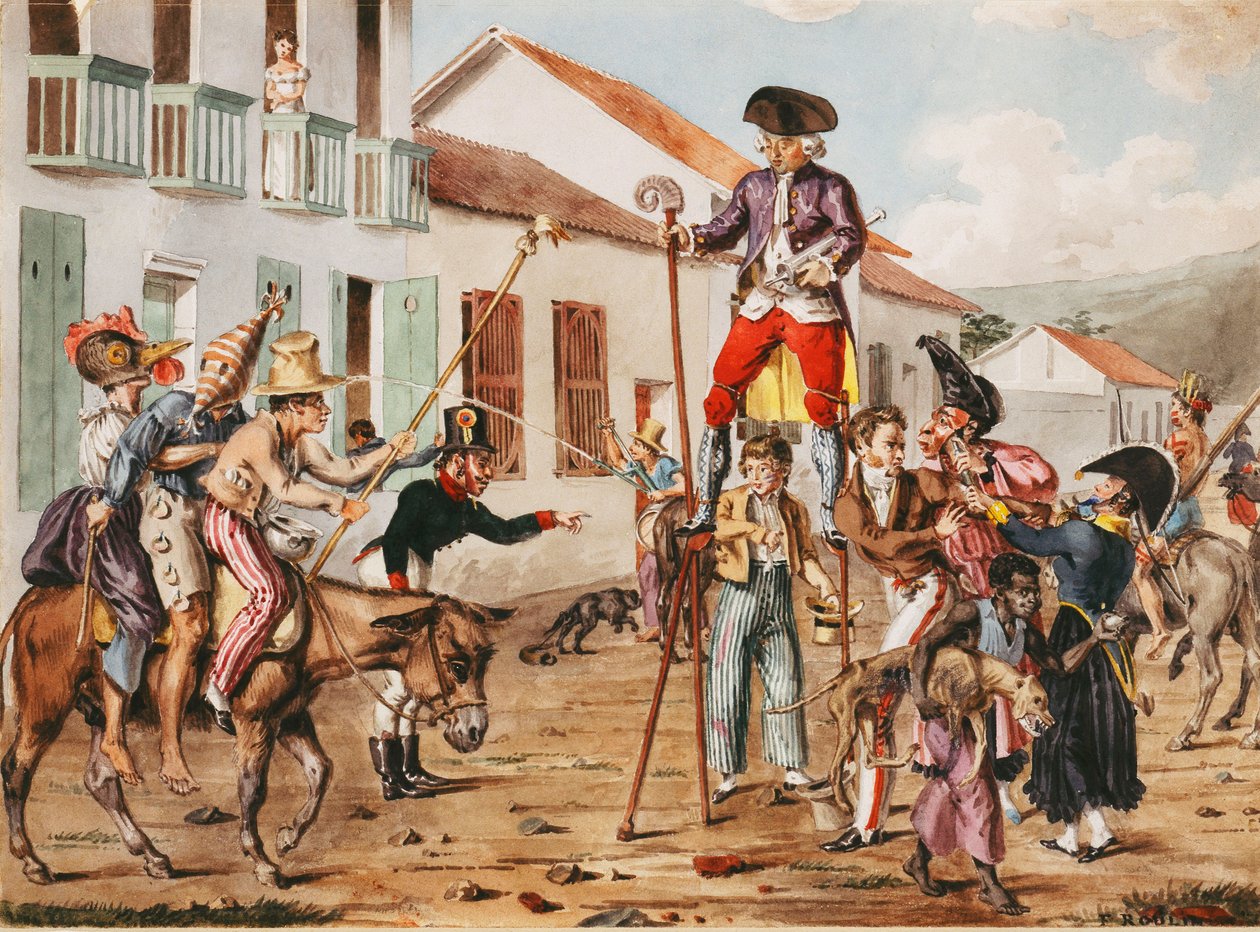 Karnaval Sahnesi by Francois Desire Roulin