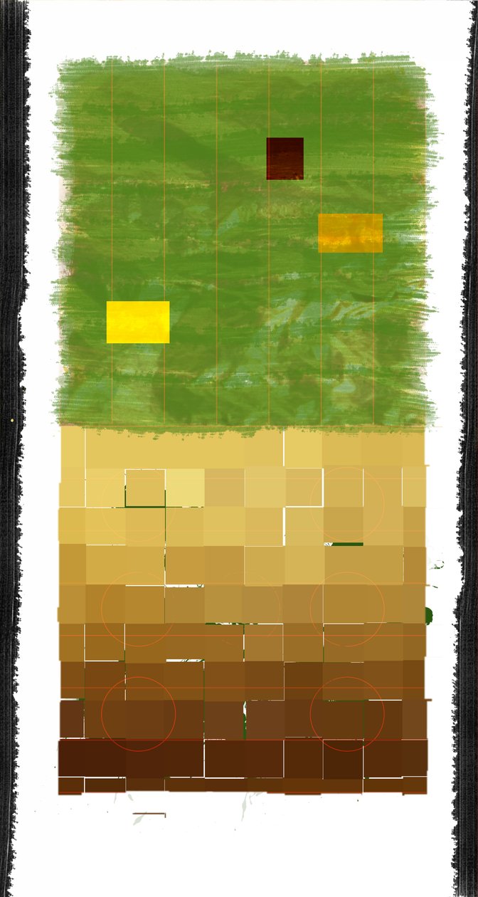 Genesis 3. Gün: Bitki Örtüsü, 2014, (dijital boyama) by Francois Domain