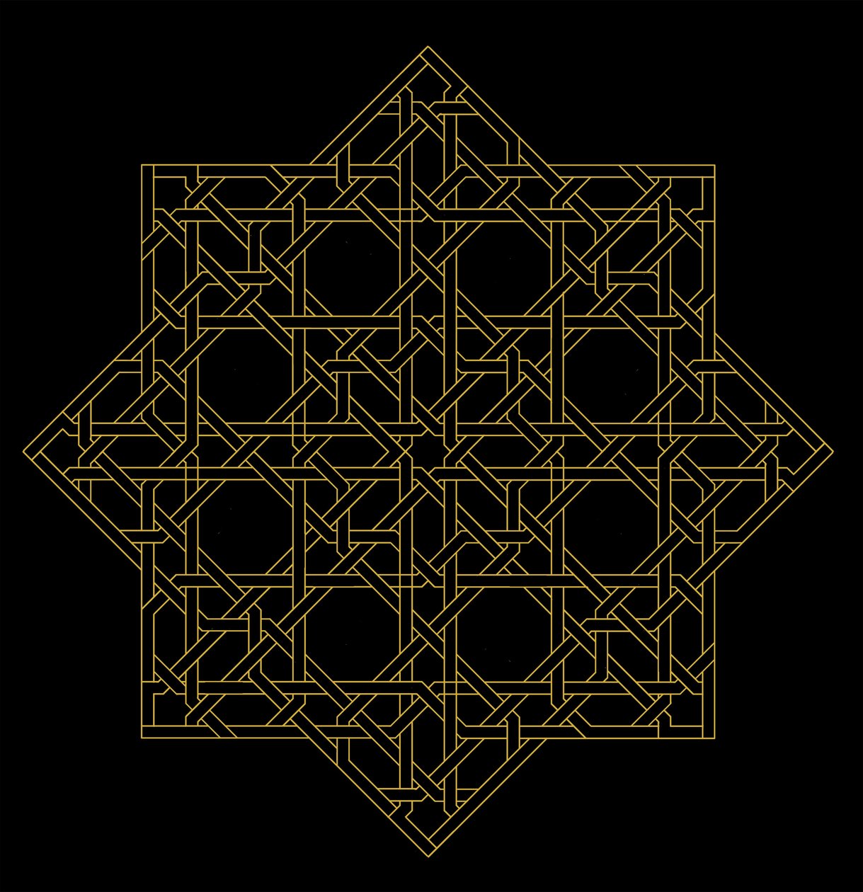 Labirent, 2016, (kağıt üzerine serigrafi) by Francois Domain